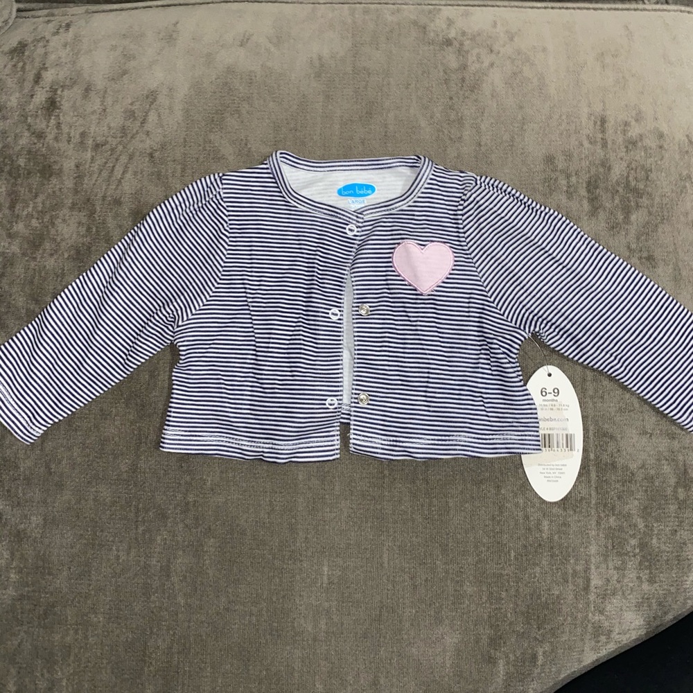 Striped sweater size 6-9 months